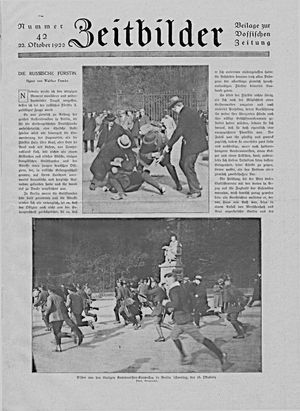 Zeitbilder vom 22.10.1922