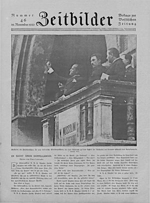 Zeitbilder vom 19.11.1922