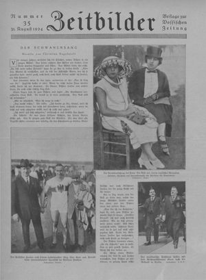 Zeitbilder on Aug 31, 1924