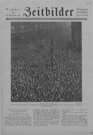 Zeitbilder on Nov 22, 1925