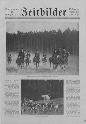 Zeitbilder on Sep 12, 1926
