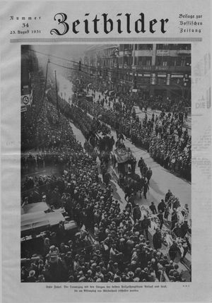 Zeitbilder vom 23.08.1931