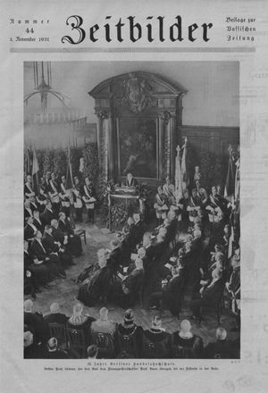 Zeitbilder on Nov 1, 1931