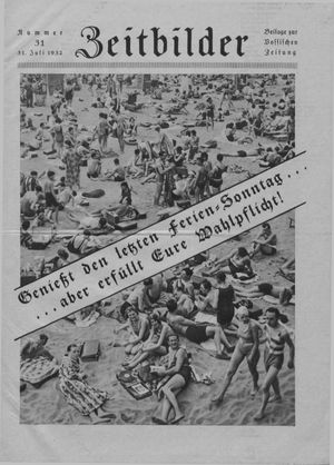 Zeitbilder vom 31.07.1932