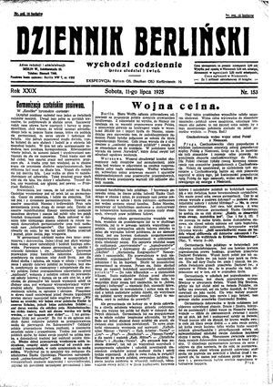 Dziennik Berliński on Jul 11, 1925