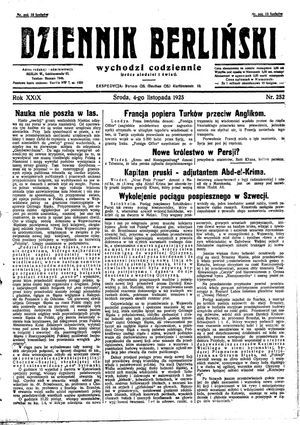 Dziennik Berliński vom 04.11.1925