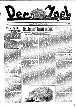 Dziennik Berliński vom 27.04.1928