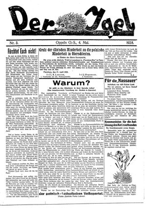Dziennik Berliński vom 04.05.1928