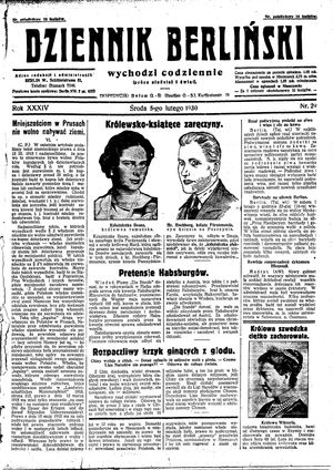 Dziennik Berliński vom 05.02.1930