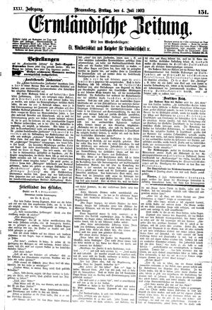 Ermländische Zeitung vom 04.07.1902