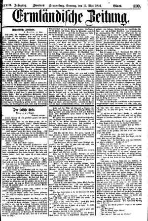 Ermländische Zeitung vom 15.05.1904