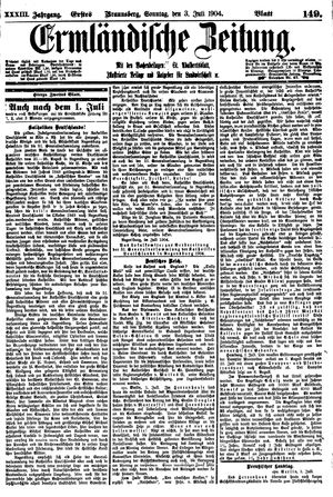 Ermländische Zeitung vom 03.07.1904