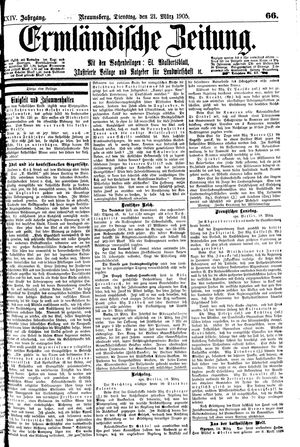 Ermländische Zeitung vom 21.03.1905