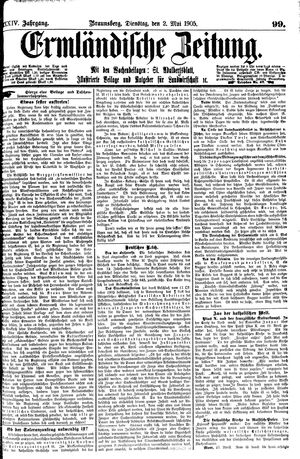 Ermländische Zeitung vom 02.05.1905