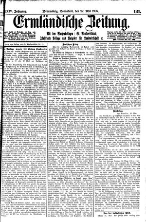 Ermländische Zeitung vom 27.05.1905
