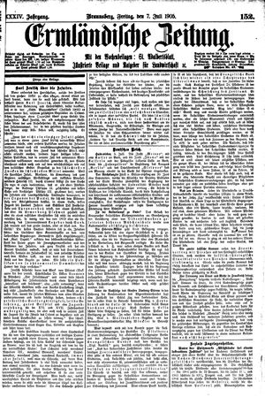 Ermländische Zeitung on Jul 7, 1905