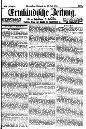 Ermländische Zeitung vom 26.07.1905