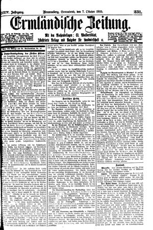 Ermländische Zeitung on Oct 7, 1905
