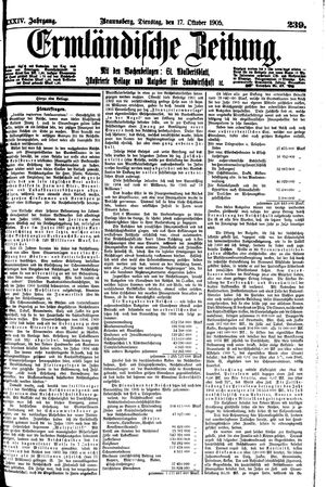 Ermländische Zeitung on Oct 17, 1905