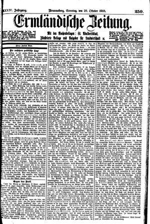 Ermländische Zeitung vom 29.10.1905