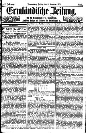 Ermländische Zeitung vom 03.11.1905