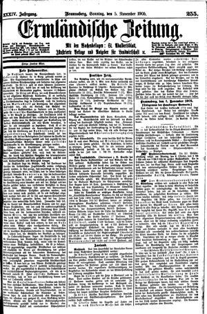 Ermländische Zeitung vom 05.11.1905