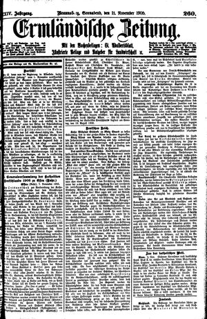 Ermländische Zeitung vom 11.11.1905