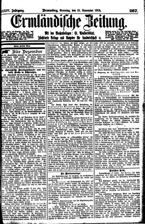 Ermländische Zeitung vom 19.11.1905