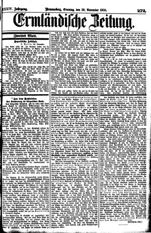 Ermländische Zeitung on Nov 26, 1905