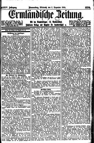 Ermländische Zeitung vom 06.12.1905