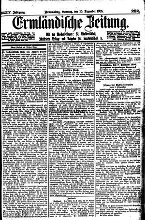 Ermländische Zeitung on Dec 10, 1905