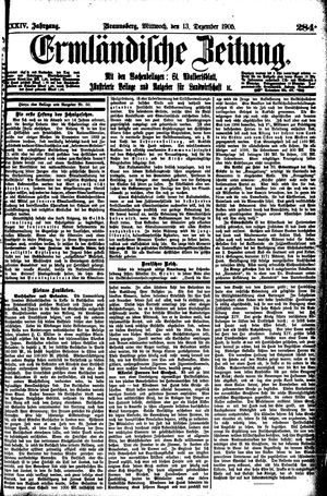 Ermländische Zeitung vom 13.12.1905