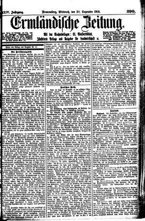 Ermländische Zeitung vom 20.12.1905