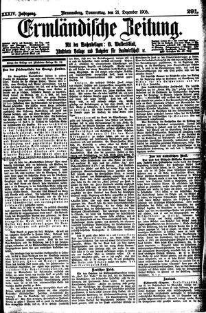 Ermländische Zeitung vom 21.12.1905