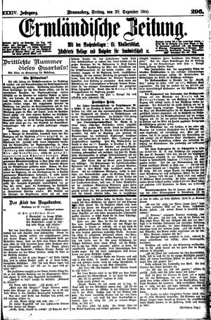 Ermländische Zeitung on Dec 29, 1905