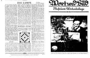 Fehrbelliner Zeitung vom 12.09.1931