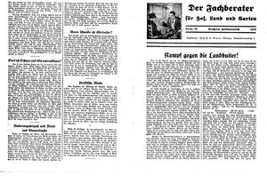 Fehrbelliner Zeitung vom 30.11.1933