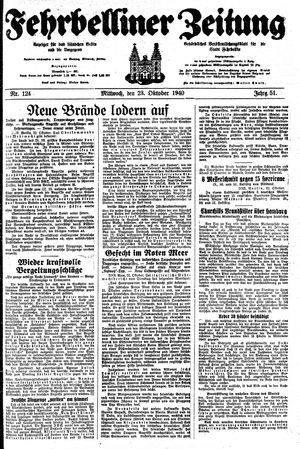 Fehrbelliner Zeitung vom 23.10.1940