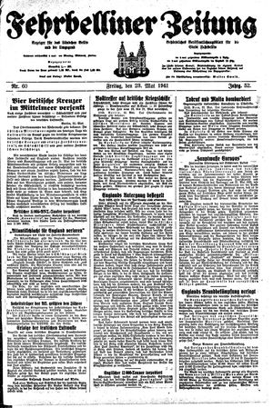 Fehrbelliner Zeitung vom 23.05.1941