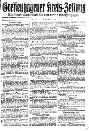 Greifenhagener Kreiszeitung vom 10.02.1920