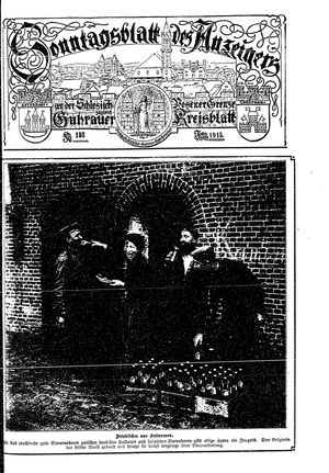 Guhrauer Anzeiger an der Schlesisch-Posener Grenze on Jan 9, 1915