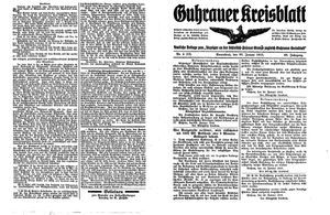 Guhrauer Anzeiger an der Schlesisch-Posener Grenze on Jan 30, 1915