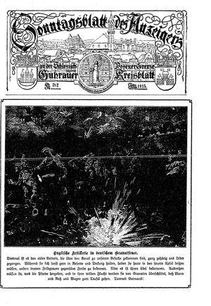 Guhrauer Anzeiger an der Schlesisch-Posener Grenze vom 13.03.1915