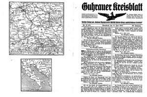 Guhrauer Anzeiger an der Schlesisch-Posener Grenze vom 12.06.1915