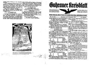 Guhrauer Anzeiger an der Schlesisch-Posener Grenze vom 24.09.1915