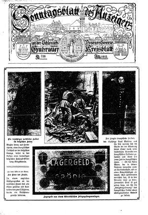 Guhrauer Anzeiger an der Schlesisch-Posener Grenze vom 24.09.1915