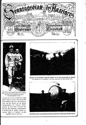 Guhrauer Anzeiger an der Schlesisch-Posener Grenze vom 13.11.1915