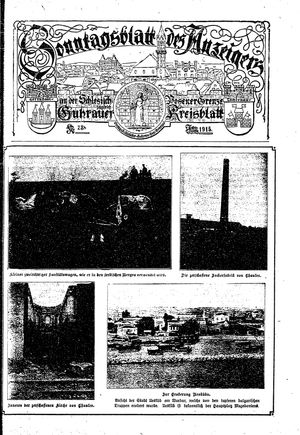 Guhrauer Anzeiger an der Schlesisch-Posener Grenze vom 20.11.1915