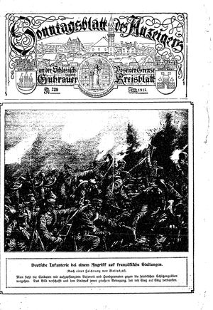 Guhrauer Anzeiger an der Schlesisch-Posener Grenze vom 27.11.1915