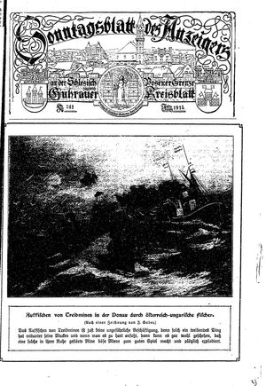Guhrauer Anzeiger an der Schlesisch-Posener Grenze vom 11.12.1915